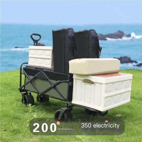 Portable Folding Beach Cart, Lightweight Outdoor Trolley for Camping & Picnic, Easy-Throw Design for Beach Activities & Travel, Ideal for Food & Gear Transport