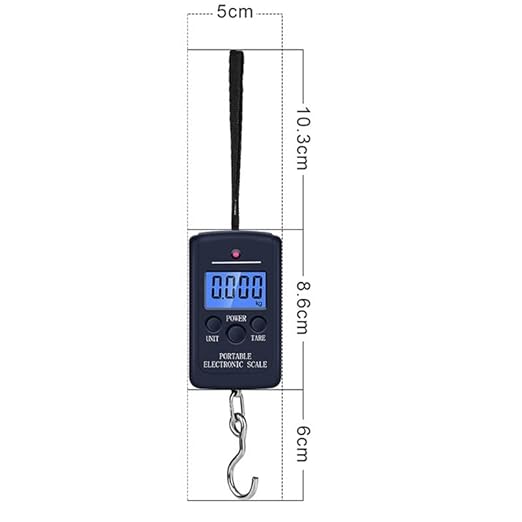 40kg Scale Digital Luggage Travel Hanging Scale Angler Scale Fish Scale Suitcase Scale