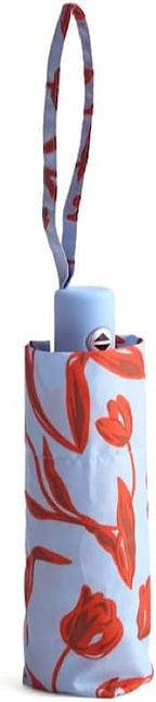 Vera Bradley Automatic Mini Umbrella Floating Tulips