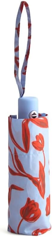 Vera Bradley Automatic Mini Umbrella Floating Tulips
