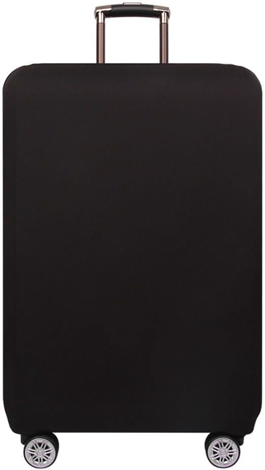 Morbuy Luggage Cover for Suitcase, Modern Solid Color Business Suitcase Cover Protector Fit 18-32 Inch Luggage, Baggage Covers with Zipper for Travel (XL(29-32inch suitcase),Black)