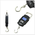 Luggage Scale, Portable Digital Hanging Baggage Scale for Travel, Suitcase Weight Scale, 110 Pounds, Battery Included (1)