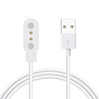 Lamshaw Compatible with Letsfit EW1 Charger, Magnetic USB Charging Cable Replacement Charger Cable Compatible with Letsfit EW1 / ID207 Smartwatch/TOZO S2 / AOKESI 1.69'' Smart Watch (White)