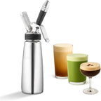 Original NitroPress - Nitro Cold Brew Coffee Maker | Portable Nitrogen Infuser for Smooth Nitro Drinks, Cold Brew, Cocktails & Tea at Home or On the Go | Uses N2 Cartridges | Stainless Steel Design