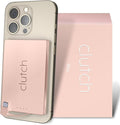 Clutch Pro – World's Thinnest Portable Charger – USB-C Power Bank 5000mAh – Magnetic Built-in Cable – TSA Approved Travel Charger – iPhone 15/16/17 & Android – Pink