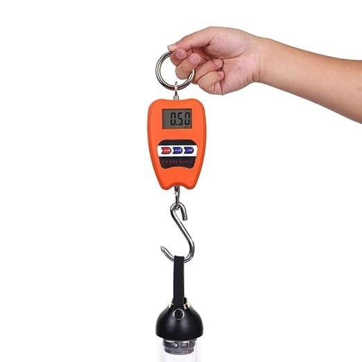 Portable Luggage Scale, Hanging Scales Luggage Weighing Scale 200 kg / 441 lb Digital Weight Scale Handheld Mini Crane Scale