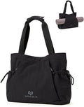 Gym Tote Bag for Women, Lightweight Yoga Mat Bag with Wet Dry Storage Pocket & Multi Pockets