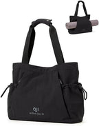 Gym Tote Bag for Women, Lightweight Yoga Mat Bag with Wet Dry Storage Pocket & Multi Pockets