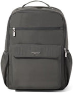 Baggallini Everyday Laptop Backpack - 11x15.5 Lightweight Water-Repellent Nylon Travel Bag w/Padded Laptop Sleeve & RFID
