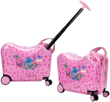 Bioworld Lilo & Stitch Tropical Stitch Ride-On Luggage For Kids & Toddlers