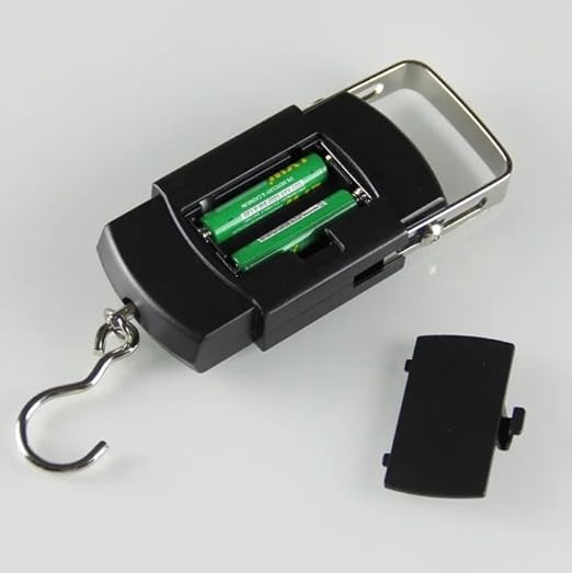 Luggage Scale, Portable Digital Hanging Baggage Scale for Travel, Suitcase Weight Scale, 110 Pounds, Battery Included (1)