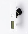 Digital Luggage Scale for Travel - Portable Handheld Weight Scale for Suitcases & Bags - 110lbs/50kg Capacity with LCD Display - 2 AAA Batteries Included (White)