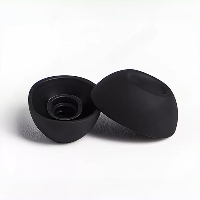 6 Pairs Replacement Ear Tips for Bose QuietComfort Ultra Earbuds (2023) & Bose QuietComfort Earbuds II (2022) - Anti-Slip Silicone Wingtip Covers Eartip-Black