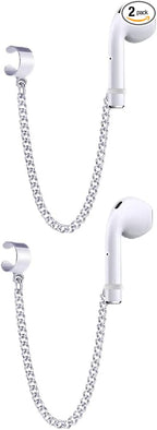 ZOSTLAND Compatible with 1 Pair Creative Earphone Anti Lost Earring Clip Earclip Strap Wireless Earhook Earbud Ear Bud Holder Connector for Airpods 1/2/Pro/3 Beats Fit Pro Sony (Brief Style)