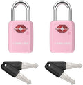 SURE LOCK Mini TSA Approved Keyed Luggage Lock – One Key Opens All, Fits Tight Zipper Gaps & Small Pull Holes, Compact Travel Lock for Suitcases, Backpacks & Handbags