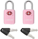 SURE LOCK Mini TSA Approved Keyed Luggage Lock – One Key Opens All, Fits Tight Zipper Gaps & Small Pull Holes, Compact Travel Lock for Suitcases, Backpacks & Handbags