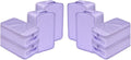 Travel Shoe Bags, Foldable Waterproof Shoe Pouches Organizer-Double Layer (8 Purple Shoe Bags)