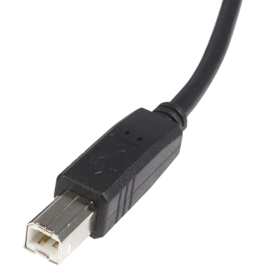 StarTech.com 10 ft USB 2.0 Certified A to B Cable - M/M - 10ft type a to b USB Cable - 10ft a to b USB 2.0 Cable (USB2HAB10),Black
