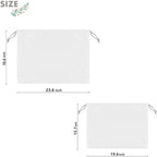 2 Pack Dust Bags for Handbags Silk Dust Cover Bag for Handbags Purses Shoes, Dustproof Drawstring Bag Travel Storage Pouch