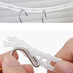 Foshine Clothesline 5m 1.64ft Length 2 Pack Camping Red White Clothes Drying Rope Portable Windproof Travel for Indoor Outdoor Laundry