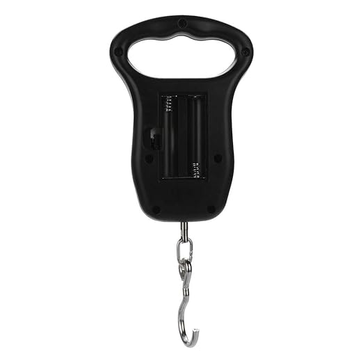 50kg x 10g Portable Digital Hanging Scale, Luggage Scales for Suitcases, Luggage Scale, Electronic Package Scale, Travel Essentials Cool Stuff forfor Men Women (Battery Included)
