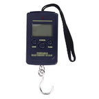 40kg x 10g Mini Digital Scale for Fishing Luggage Travel Weighting Steelyard Hanging Electronic Hook, Kitchen Weight Tool