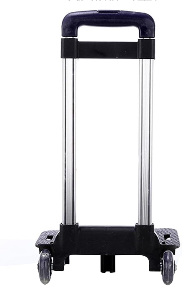 Student's Luggage Travel Hand Cart Aluminium Alloy Backpack Trolley 2 Foldable for School Bags Foldable Backpa