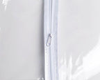 Handy Laundry Clear Vinyl Gown Bag - Protect Your Clothing While Traveling and Dust Free While Hanging in Your Closet. Ideal for Coats, Suits, Dresses or Gowns - Set of 2 (24 X 65 Inches)