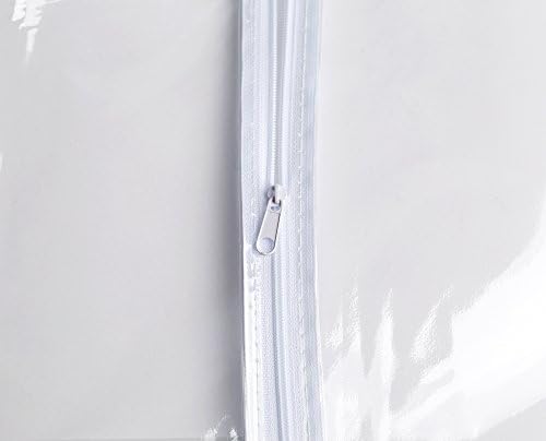 Handy Laundry Clear Vinyl Gown Bag - Protect Your Clothing While Traveling and Dust Free While Hanging in Your Closet. Ideal for Coats, Suits, Dresses or Gowns - Set of 2 (24 X 65 Inches)
