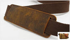 Vintage Genuine Leather Waxed Canvas Briefcase Large Satchel Shoulder Bag Rugged Computer 15.6" Laptop Bag