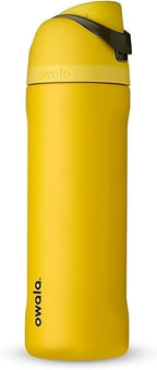 Owala Harry Potter FreeSip Insulated Stainless Steel Water Bottle with Straw, BPA-Free Sports Water Bottle, Great for Travel, 24 Oz, Hufflepuff
