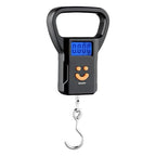Luggage Weighing Scale, Portable, 50 KG, Hook Type with Digital LED Screen, Tare Function, Auto Power Off, Data Look Function, Over Load & Low Battery Indicator (Black) & Without Battery