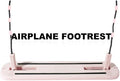 Airplane Travel Footrest, Portable, carryon Foot Rest Offers Economy Class Comfort for Legs and feet. Height Adjustable. Helps Prevent Leg Cramps, Swelling and Back Problems on Long Flights.