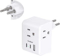 Switzerland Power Travel Plug Adapter, Type J Power Adapter with 2 Outlets 3 USB Ports(2 USB C) for US to Swiss Switzerland Liechtenstein Rwanda