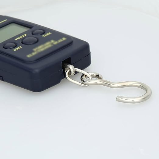 40kg x 10g Mini Digital Scale for Fishing Luggage Travel Weighting Steelyard Hanging Electronic Hook, Kitchen Weight Tool