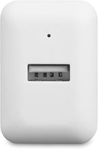 Amazon Basics 12W One Port USB-A Portable Wall Charger (2.4A) for Phones (iPhone 16/15/14/13/12/11/X, Samsung, and more), White