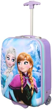 Bioworld Frozen Anna & Elsa 16.5" Youth 2-Wheel Luggage