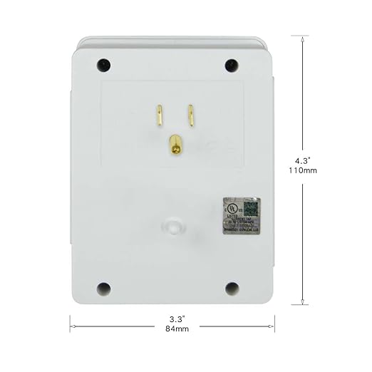 OSKOS 6 Wall Outlet Extender, 500J Surge Protected Current Tap, Sided outlets Splitter Multiple Outlet Wall Plug for Home Office Dorm Room, UL Listed