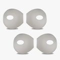 EKIND 4 Pcs Ear Cover Tips Anti-Slip Silicone Soft Replacement Sport Earbud Tips Compatible for iPhone 7 / 6S / 6 Plus / 5S / 5C / 5 Headphones Earphones Protective Accessories (Gray)