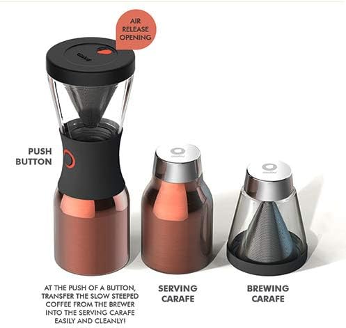 Asobu Cold Brew Coffee Brewer Copper, brown, one size