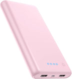Portable Charger Power Bank 26800mah,Ultra-High Capacity Safer External Cell Phone Battery Pack,2 USB Output High Speed Charging Power bank Compatible with iPhone 17/16/15/14/13 Samsung Android-Pink