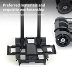 Portable Folding Hand Truck Barrow Cart Lightweight Trolley for Luggage Shopping and Household Use Compact Folding Utility Cart for Easy Transport