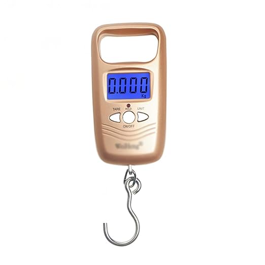 50KG Digital Hanging Scale Precision Portable Electronic Pocket Luggage Weighing Steelyard Weiheng