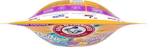 Arm & Hammer Plus OxiClean With Odor Blasters Laundry Detergent 5-IN-1 Power Paks, 42CT (Packaging may vary) (Pack of 2)
