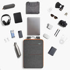 ZINZ Slim & Expandable Laptop Backpack Water Resistant Backpack Travel Backpack Compatible with MacBook Air/Pro/Neo 13-14 inch, XPS 13/14, Surface 13.5" and Most 13-14 Notebooks，G01OG01