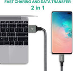 etguuds Long USB Type C Cable 15ft, USB A 2.0 to USB C Cable Fast Charge Nylon Braided Charger Cord Compatible with Samsung Galaxy Note, LG, Moto, Google, Switch, Camera and Other USB C Device