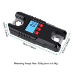 Portable Luggage Scale, Digital Balance Fishing Weighing Electronic Scale 300kg Heavy Hanging Stainless Steel Hook Scale Luggage Scale