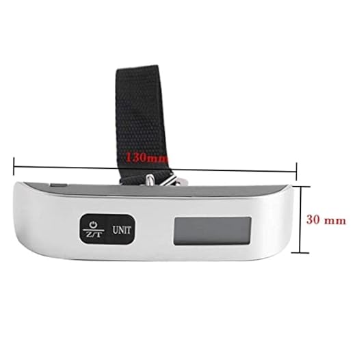 Travel Luggage Scale Digital Hanging Scale Portable Electronic T-Shaped Backlit Handheld Scale for High Precision Weighing Weighing