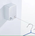 Retractable Clothesline Laundry Line Outdoor Indoor Cord Portable Travel Wall Mounted Space-Saver Single Rope String Clothes Drying Rack for Balcony Bathroom, Heavy-Duty Sold by The Chosen Ones 23.
