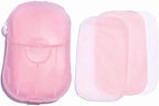 6Pcs Colorful Soap Sheets for Traveling,Portable Soap Paper, Effectively Cleans Stains, Suitable for BBQ, Camping, Hiking, Traveling，Personal Care， Camping Soap and Shampoo